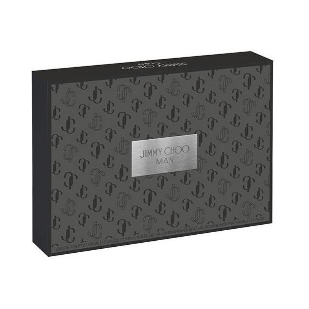 Jimmy Choo Set Man 3.4 Oz Edt + 3.4 Oz Showergel +7.5 Ml Edt Men