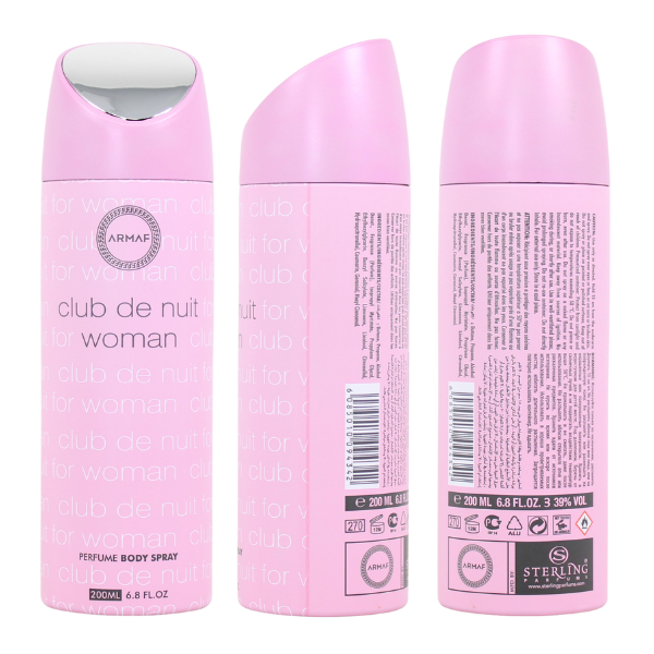 Armaf Body Spray Club De Nuit 6.7 Oz Women