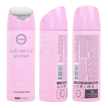 Armaf Body Spray Club De Nuit 6.7 Oz Women