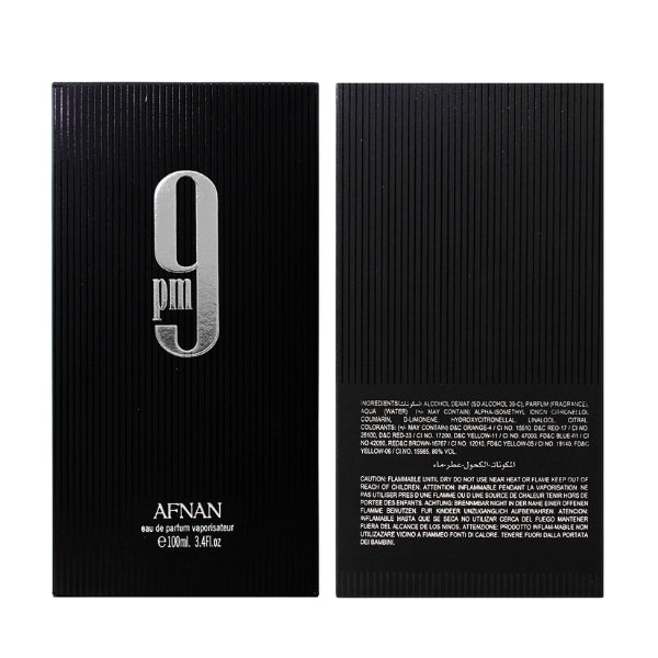 Afnan 9 PM 3.4 Oz EDP for Men
