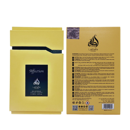 Lattafa Pride Affection 3.4 Oz EDP Unisex