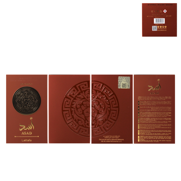 Lattafa Asad Bourbon 3.4 Oz EDP for Men