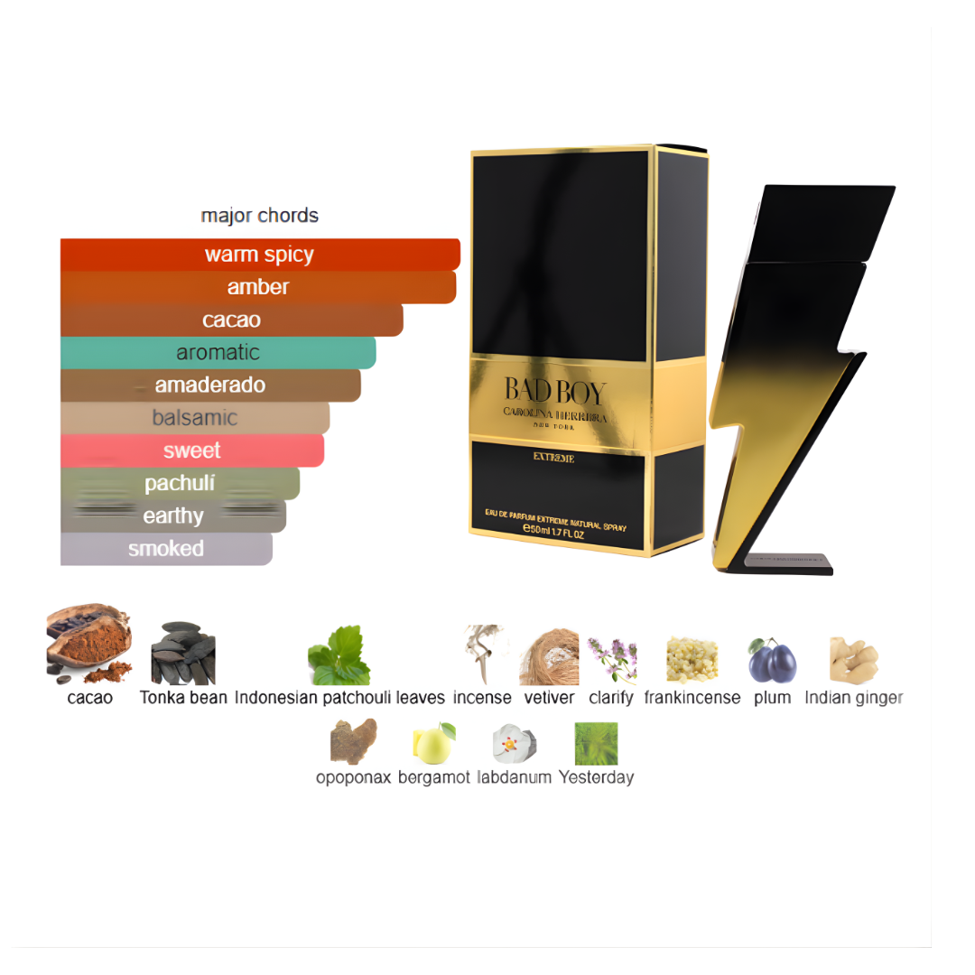Carolina Herrera Bad Boy Extreme 1.7 Edp Men