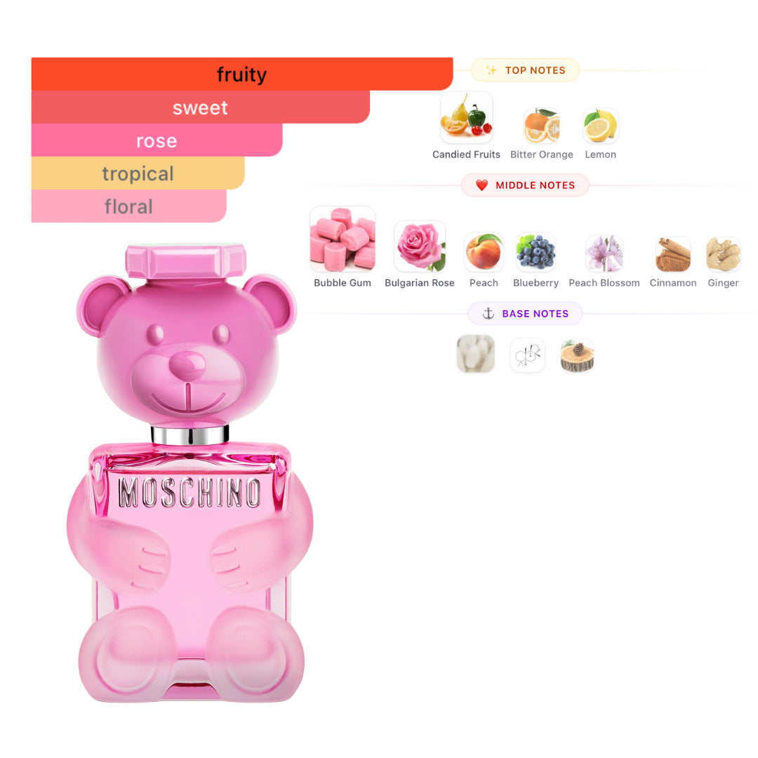Moschino Toy 2 Bubble Gum 3.4 Oz Edt Women
