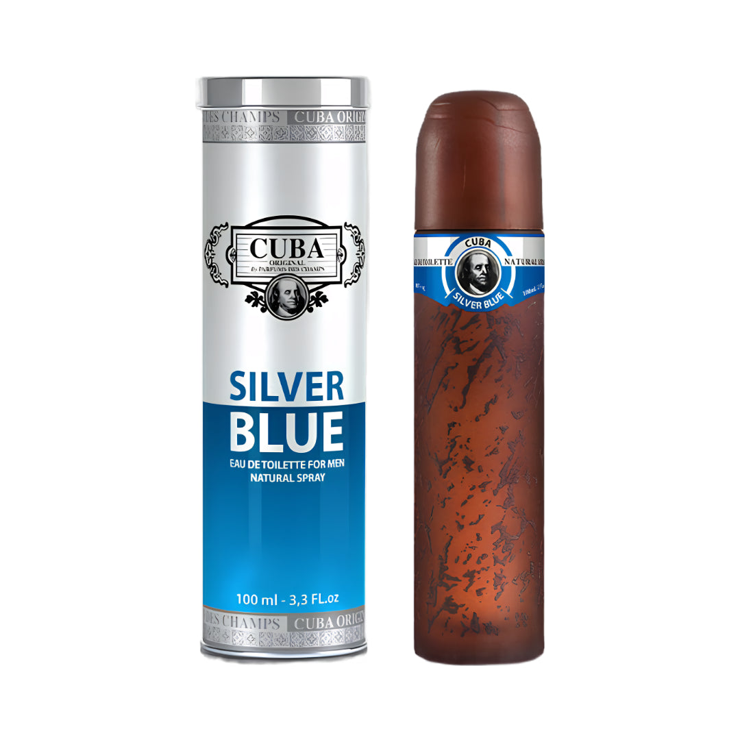 Cuba Silver Blue  3.4 Oz Edt Men