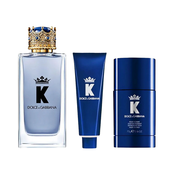 Dolce & Gabbana Set K  3Pc (3.3 Oz Edt ,1.69 Oz SG ,2.6 Oz Deo Stick) Men