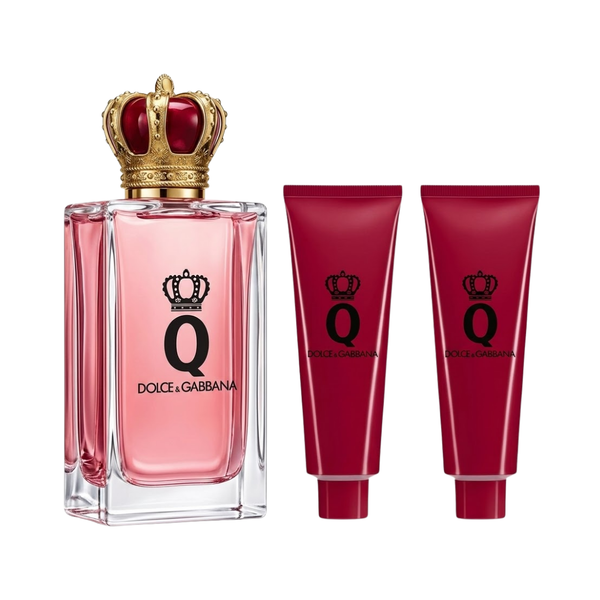 Dolce & Gabbana Set Q  3Pc (3.3 Oz Edp ,1.69 Oz SG ,1.69 Oz Body Lotion) Women