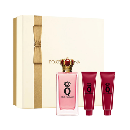Dolce & Gabbana Set Q  3Pc (3.3 Oz Edp ,1.69 Oz SG ,1.69 Oz Body Lotion) Women