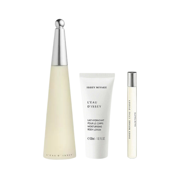 Issey Miyake Set  Leau Dissey  3 Pc (3.3 Oz Edt, 1.6 Oz Body Lotion, 10 ml Edt) Women