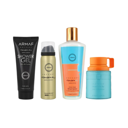 Armaf Set Odyssey Mandarin 3.4 Oz 4Pc Edp Men
