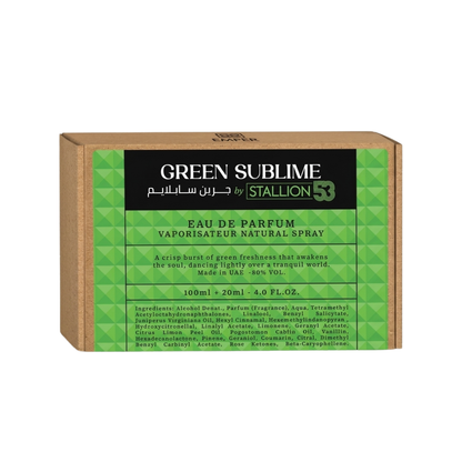 Emper Green Sublime By Stallion 53 3.4 Oz Edp + 0.68 Oz Edp Unisex