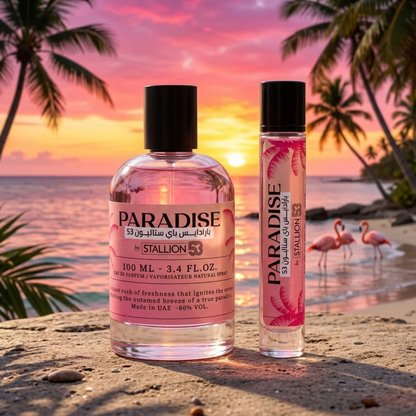 Emper Set Paradise By Stallion 53 3.4 Oz Edp + 0.68 Oz Edp Women