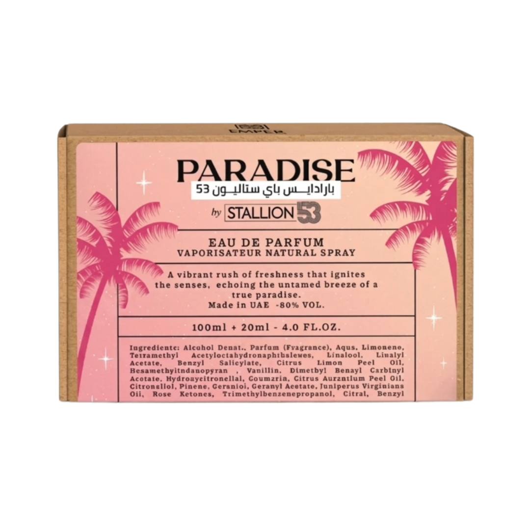 Emper Set Paradise By Stallion 53 3.4 Oz Edp + 0.68 Oz Edp Women