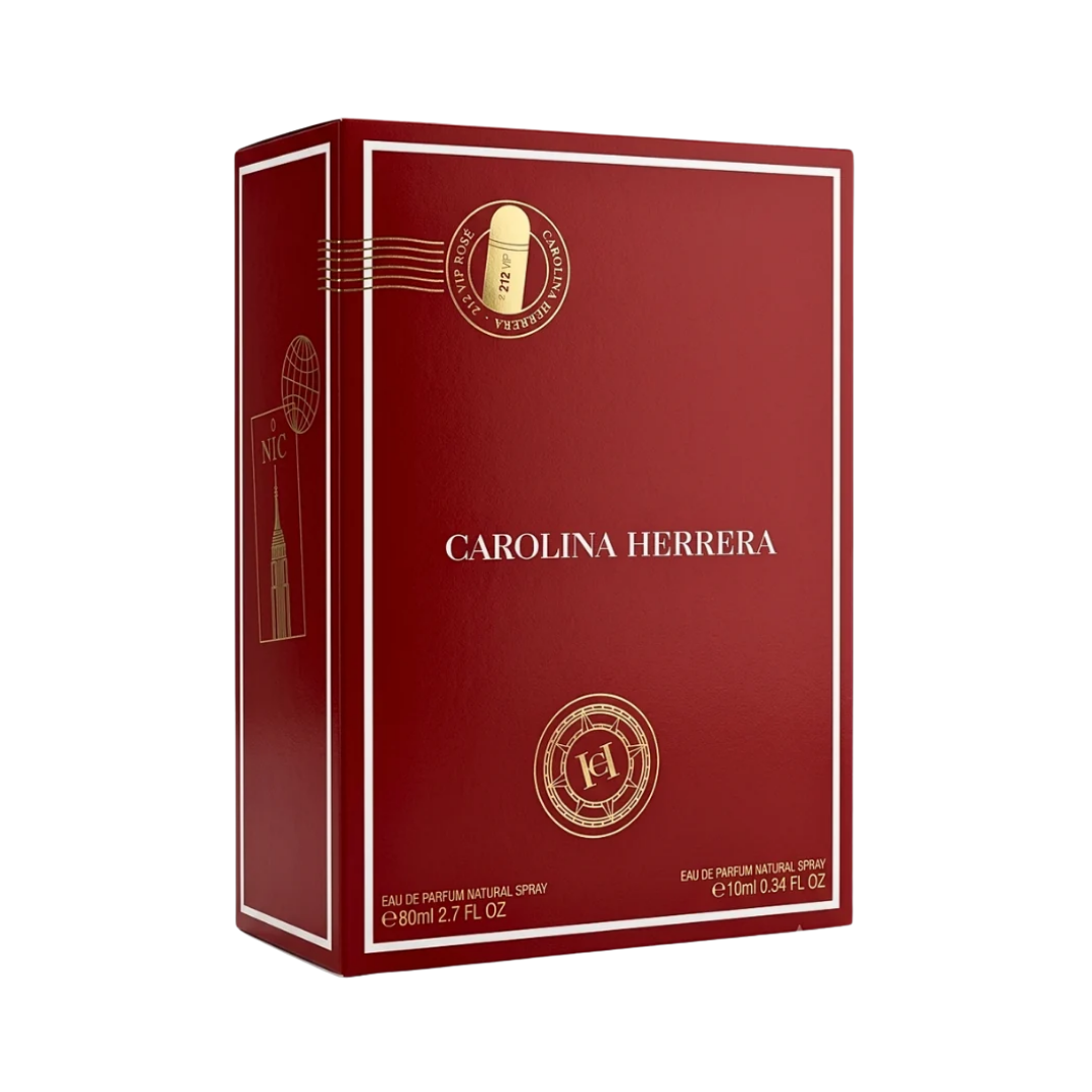 Carolina Herrera Set 212 Vip Rose 2.7 Oz Edp + 10 Ml Edp Women