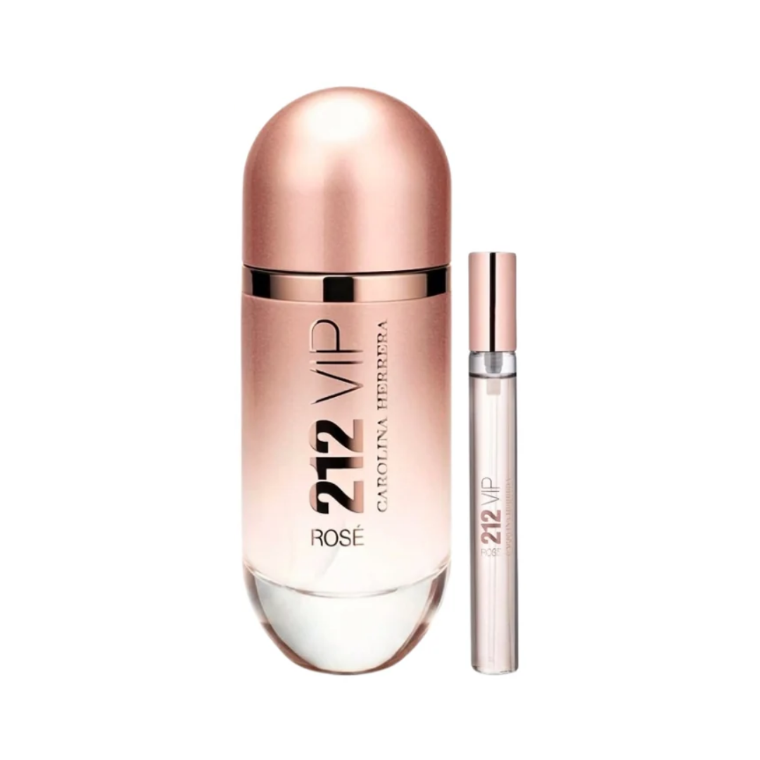 Carolina Herrera Set 212 Vip Rose 2.7 Oz Edp + 10 Ml Edp Women