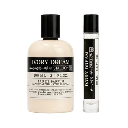 Emper Set Ivory Dream By Stallion 53 3.4 Oz Edp + 0.68 Oz Edp Unisex