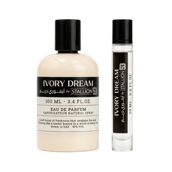 Emper Set Ivory Dream By Stallion 53 3.4 Oz Edp + 0.68 Oz Edp Unisex