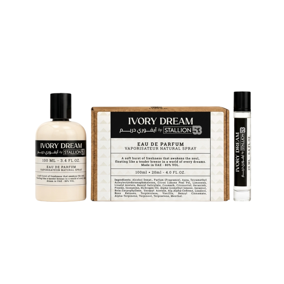 Emper Set Ivory Dream By Stallion 53 3.4 Oz Edp + 0.68 Oz Edp Unisex