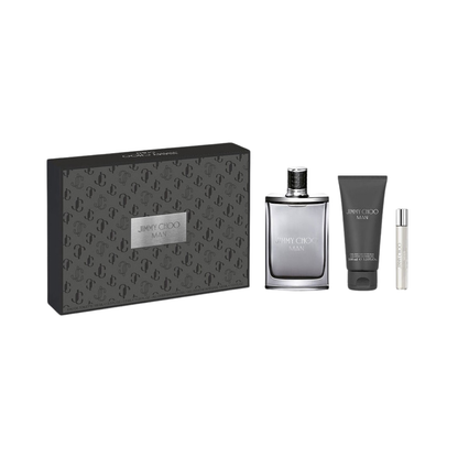 Jimmy Choo Set Man 3.4 Oz Edt + 3.4 Oz Showergel +7.5 Ml Edt Men