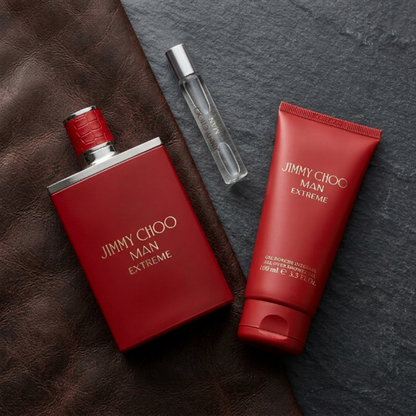 Jimmy Choo Set Man Extreme 3.4 Oz Edt + 3.4 Oz Showergel +7.5 Ml Edt Men