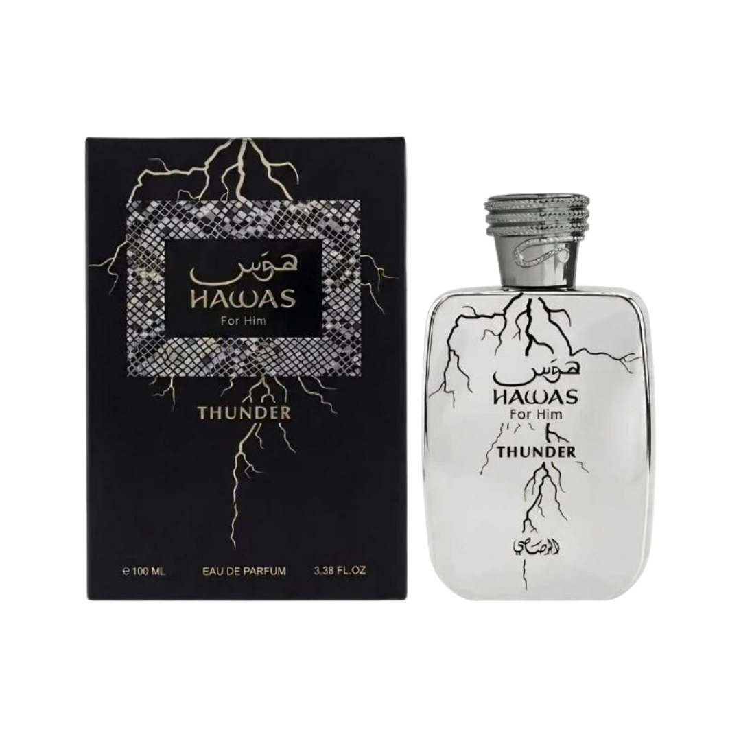Rasasi Hawas Thunder For Him 3.4 Oz Edp Men
